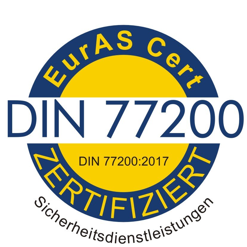 EuroAs-Cert-Zertifizierungszeichen DIN 77200